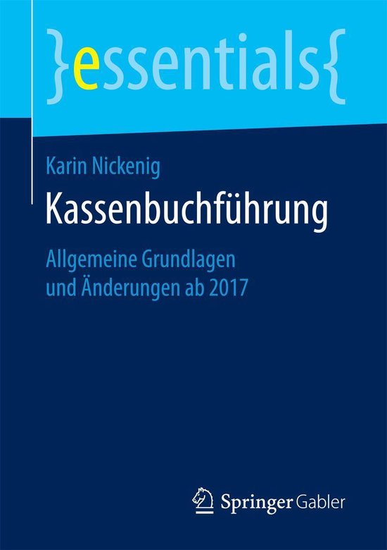 essentials - Kassenbuchführung - cover