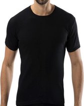 Bonanza Basic T-shirt - O-neck - 100% katoen - Zwart - Maat S