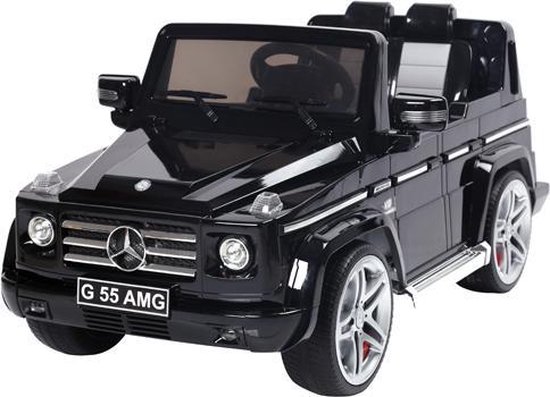 Bedrog Poging Eentonig Kinder Accu Auto Mercedes-Benz G55 Zwart met afstandsbediening | bol.com