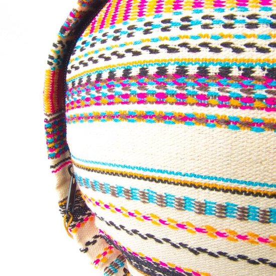 Bolster Bohemian - Rond - 60x16 - Boekweit - Katoen - Meerkleurig van Lotus — afbeelding 3