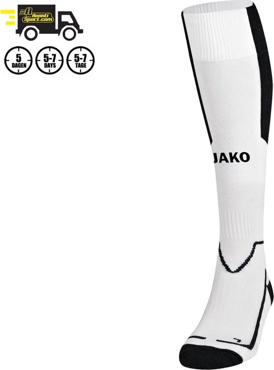 Jako - Lazio - Voetbalsokken - 35 - 38 - Wit/Zwart