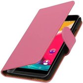 Bookstyle Wallet Case Hoesjes voor Wiko Rainbow Jam 4G Roze