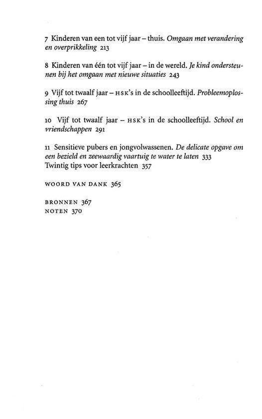 Het hoog sensitieve kind