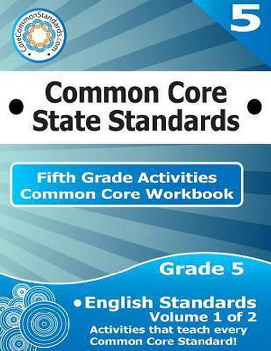 Fifth Grade Common Core Workbook - English Activities - cover