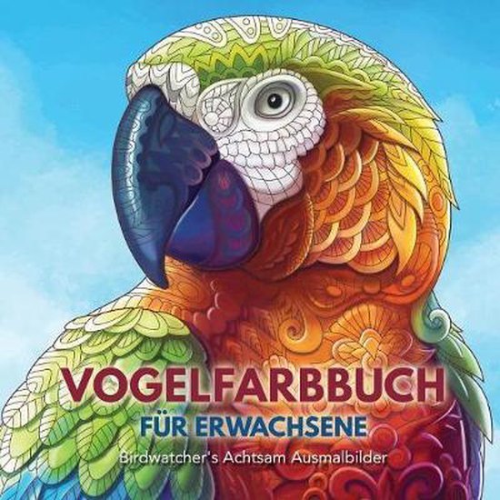 Vogelfarbbuch für Erwachsene - cover