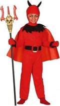 Rode duivel kostuum voor kinderen 110-116 (5-6 jaar)