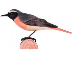 Houten vogel - gekraagde roodstaart