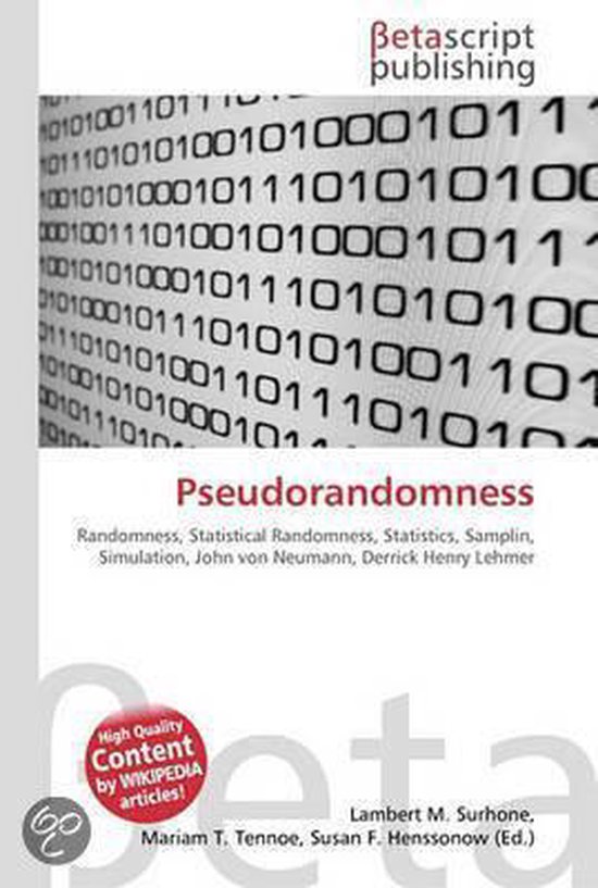 Pseudorandomness - cover
