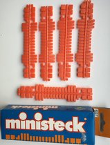 Ministeck aanvulling oranje kleurcode 31607 - 5 strips in verpakking