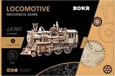 Robotime Locomotief LK701 - Houten Modelbouw