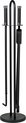 Haardstel Zwart/Chroom BEH/22