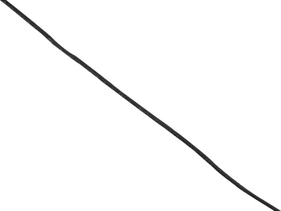 Enkel zwart katoenkoord met een dikte van 1 mm.