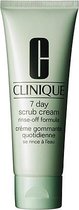 MULTI BUNDEL 2 stuks Clinique 7 Day Scrub Cream Rinse Off Formula 100ml