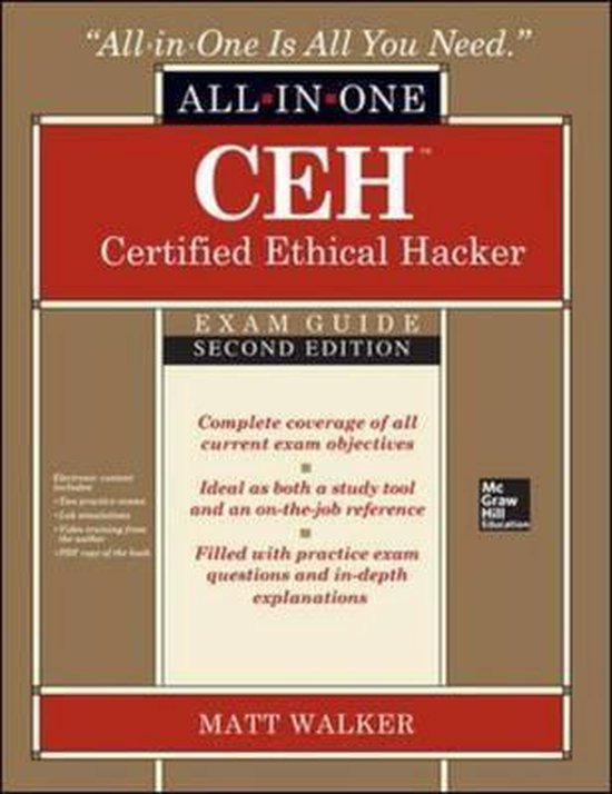 CEH Certified Ethical Hacker All-in-One Exam Guide - cover