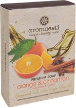 Aromaesti Handgemaakte Olijfzeep Sinaasappel & Kaneel