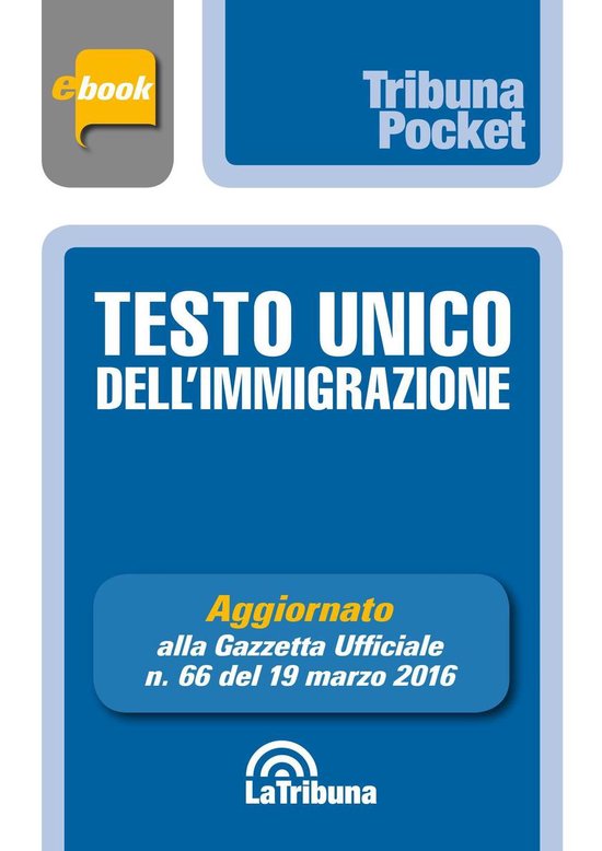 Testo Unico dell'immigrazione - cover