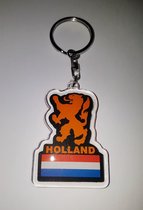 Oranje Sleutelhanger Holland Zwart