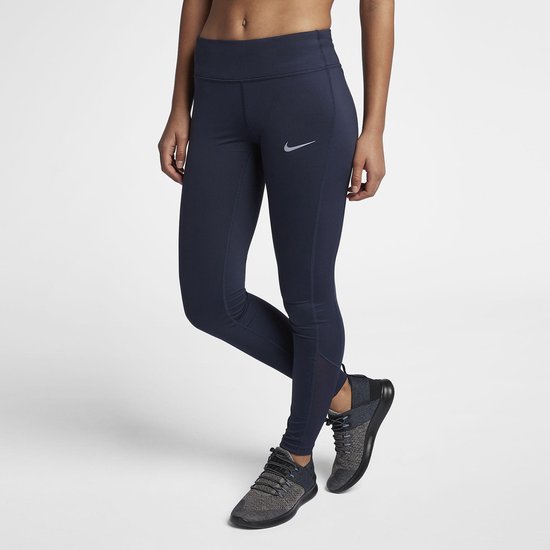 Nike Racer Tight Sportlegging Dames - Obsidian/Obsidian/(Reflective |  bol.com