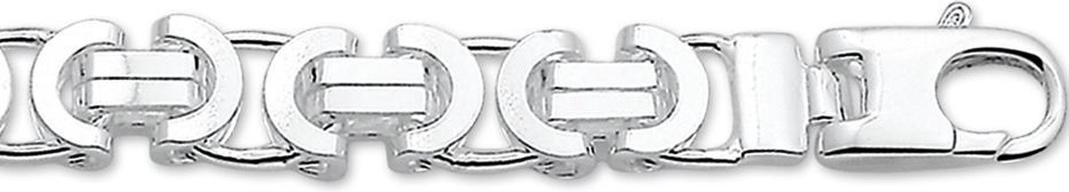 Vigor Ketting Konings Plat 8,5 mm - Zilver