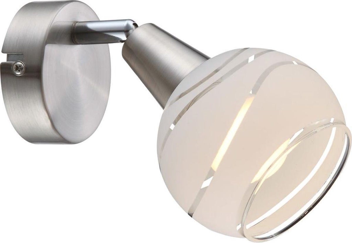GLOBO LED-spotlight ELLIOTT nikkel mat 54341-1