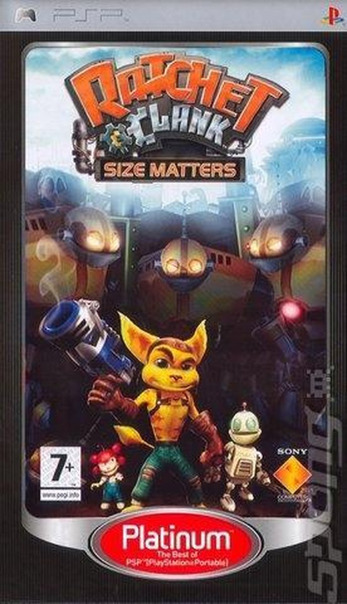 Jogo Mídia Física Rachet Clank Size Matters Original Psp - Sony