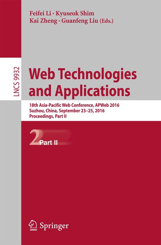 Springer Nature Proceedings Computer Science 2 - Web Technol ... - cover