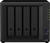 Synology DS918+ NAS - Desktop Ethernet LAN Zwart