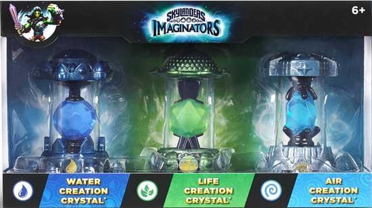 Skylanders Imaginators Creation Crystal 3Pack Water Life Air