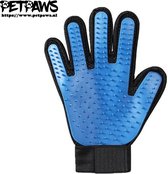 PetPaws - Hond en Kat Vachtverzorgingshandschoen - Blauw