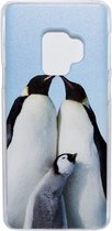 ADEL Kunststof Back Cover Hardcase Hoesje Geschikt voor Samsung Galaxy S9 - Pinguin