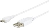 eSTUFF 0.5m USB - Micro USB USB-kabel 0,5 m 2.0 USB A Micro-USB A Wit