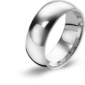 Twice As Nice Ring in edelstaal, brede ring, 7 mm  48