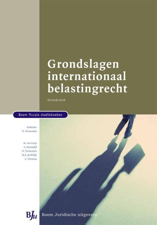 Boom fiscale studieboeken - Grondslagen internationaal belas ... - cover