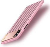 PC Mesh Hardcase iPhone X - Roze