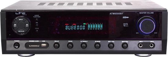 orkest tij Instrueren LTC audio ATM6500BT versterker met bluetooth USB SD en tuner | bol.com