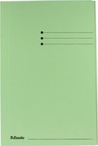 100x Esselte dossiermap groen, folio