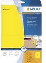 HERMA Etiketten A4 geel 199,6x143,5 mm Papier mat 40 St.