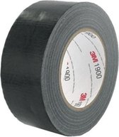 10x 3M duct tape 1900, 50mmx50 m, zwart