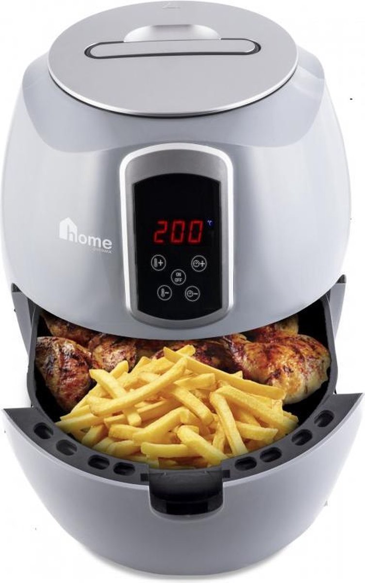 Overmax Freat Air Fryer friteuse teflon bak 3.2 Liter Grijs
