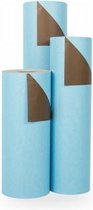 Cadeaupapier Blauw-Bruin - Rol 70cm - 200m - 70gr | Winkelrol / Apparaatrol / Toonbankrol / Geschenkpapier / Kadopapier / Inpakpapier