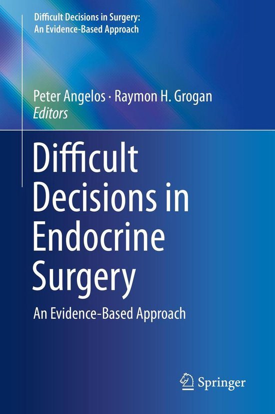 Medicine (R0) - Difficult Decisions in Endocrine Surgery - cover