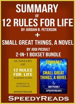 Omslag Summary of 12 Rules for Life: An Antidote to Chaos by Jordan B. Peterson + Summary of Small Great Things, A Novel by Jodi Picoult 2-in-1 Boxset Bundle