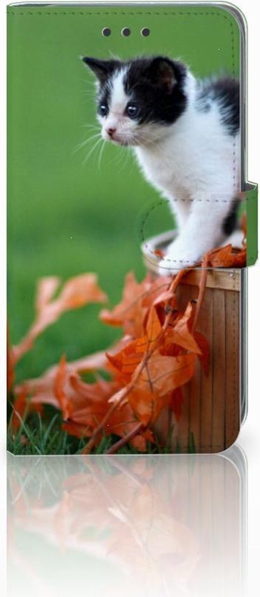 Apple iPhone Xr Telefoonhoesje met Pasjes Kitten