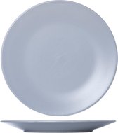 Cosy & Trendy Serena Grey  Dinerbord - Rond - Ø 25 cm - 12 Stuks
