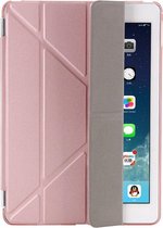 Shop4 - iPad 9.7 (2018) Hoes - Origami Smart Book Case Rose Goud