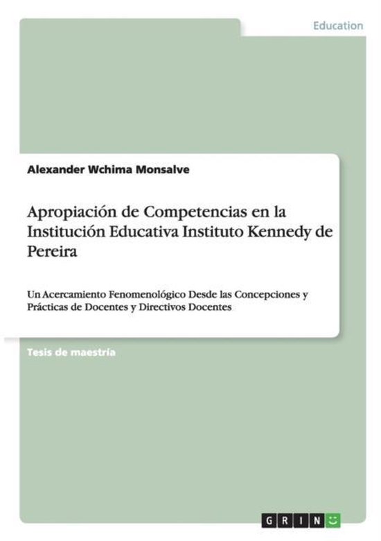 Apropiacion de Competencias en la Institucion Educativa Inst ... - cover
