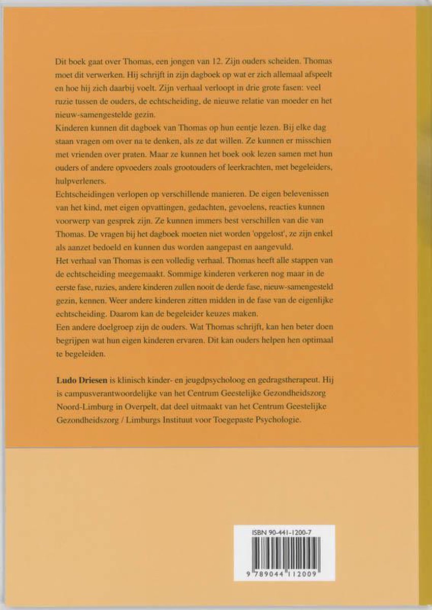 Kinderen en echtscheiding - back cover