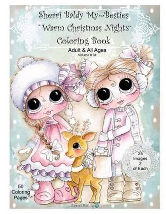 Sherri Baldy My Besties Warm Christmas Nights Coloring Book, Sherri Ann