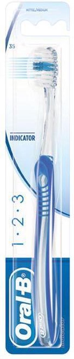 Oral-B 1-2-3 Indicator 35M - Tandenborstel