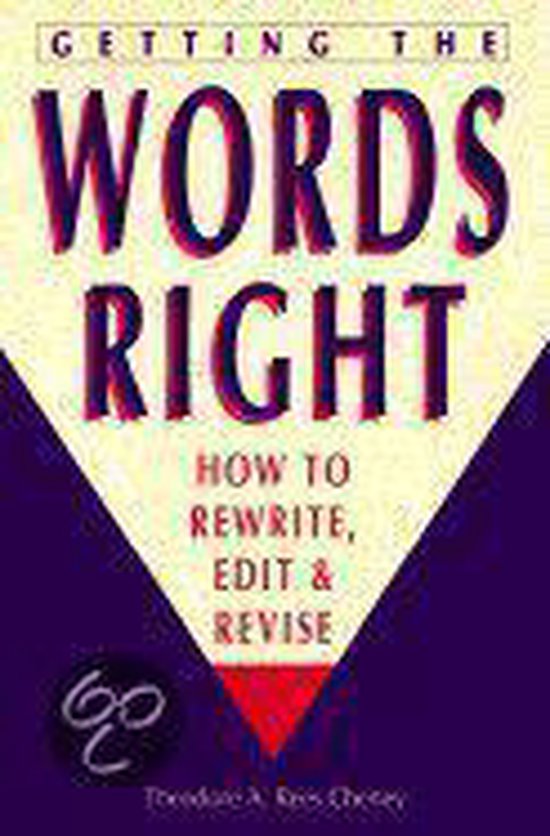 Getting the Words Right - cover
